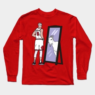 Alex Caruso Mirror GOAT (Chicago) Long Sleeve T-Shirt